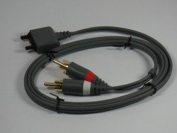 SONY ERICSSON MMC-60 Audio Cable Original 2x RCA Chinch Fast Port