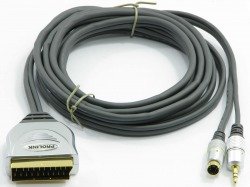 Kabel Prolink SCART -  SVHS4P +3,5 STR 20m TCV7580
