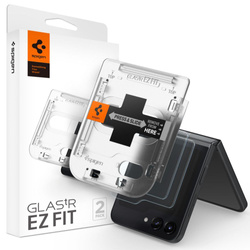 SZKŁO HARTOWANE SPIGEN GLAS.TR ”EZ FIT” 2-PACK GALAXY Z FOLD 5 CLEAR