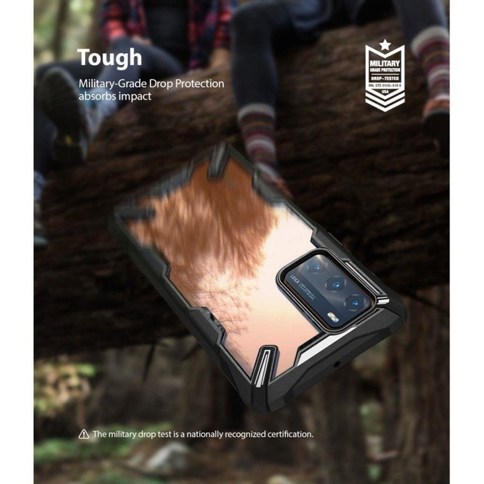 Case Ringke Fusion X Huawei P40 Camo Black Case