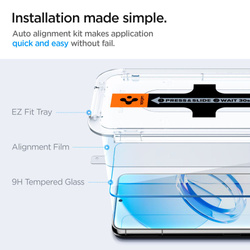 Tempered Glass Spigen GLAS.TR "EZ FIT" 2-PACK GALAXY S23 CLEAR
