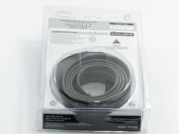 PROLINK Scart - Scart cable 1,2m 21PIN Euro - Euro