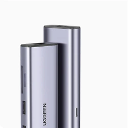 Adapter Hub UGREEN, USB-C do 2x USB 3.0, HDMI, RJ45, SD/TF 90568