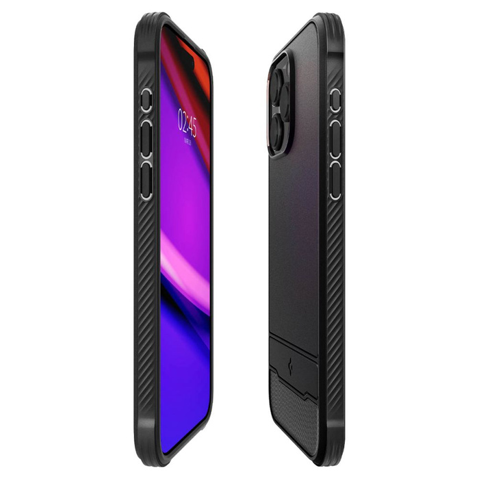 Etui Spigen Rugged Armor Mag Magsafe iPhone 15 Pro Matte Black