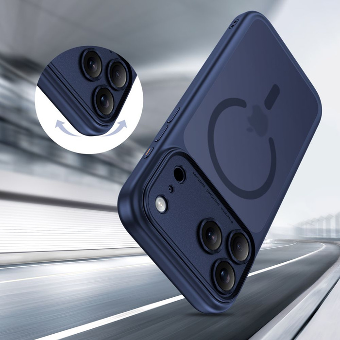 TECH-PROTECT MAGPEAK MAGSAFE CC IPHONE 17 PRO MATTE DEEP BLUE