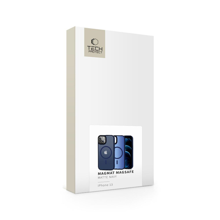 ETUI TECH-PROTECT MAGMAT MAGSAFE IPHONE 13 MATTE NAVY
