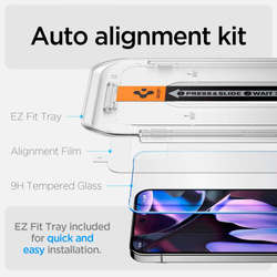 Tempered Glass Spigen Glas.tr "ez Fit" 2-pack Google Pixel 9 Pro Xl Clear