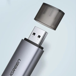 Ugreen czytnik kart SD / micro SD na USB 3.0 / USB Typ C 3.0 szary (50706) CM185