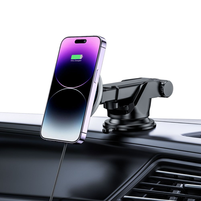 UCHWYT TECH-PROTECT A2 MAGNETIC MAGSAFE DASH CAR WIRELESS CHARGER 15W BLACK