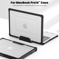 TECH-PROTECT SMARTSHELL PRO MACBOOK PRO 14 M1 / M2 / M3 / M4 / M5 2021-2025 BLACK/CLEAR