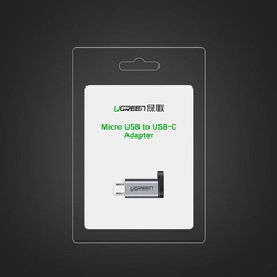 Ugreen adapter USB Type C to micro USB adapter gray (50590)