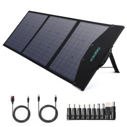 Charger Choetech SC008 solar folding 120W DC / USB-C / 2x USB-A - black