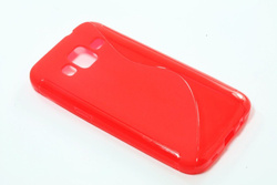 Pokrowiec S-Line Samsung Galaxy Core Prime Czerwony Etui Silikon