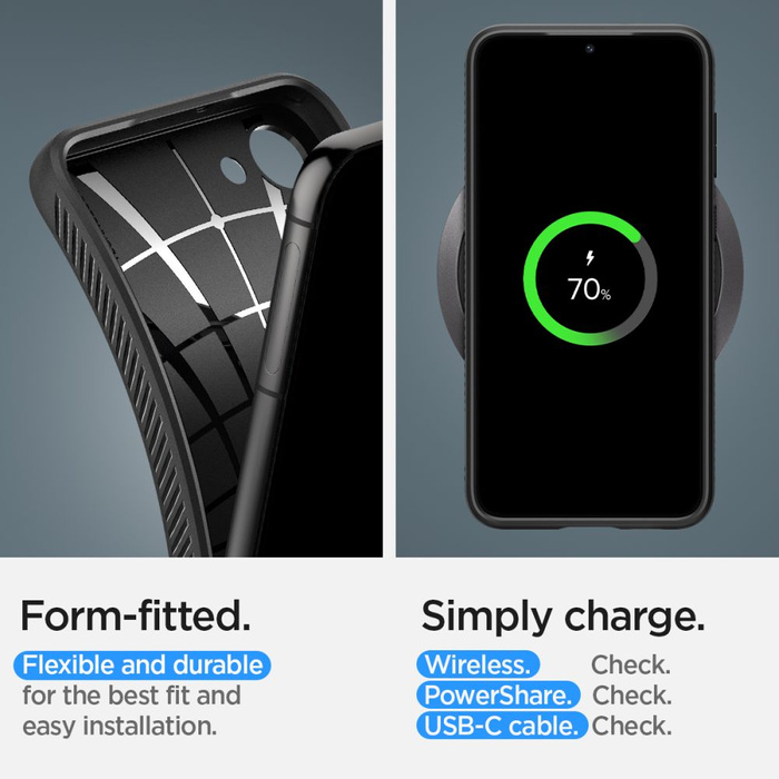 Case Spigen Liquid Air GALAXY S23 MATTE BLACK