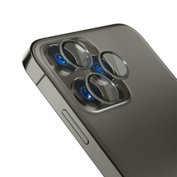 3mk Lens Protection Pro iPhone 14 Pro / 14 Pro Max graphite/graphite Protection for camera lens with mounting frame 1pc.