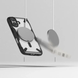 Etui RINGKE FUSION X MAGNETIC MAGSAFE IPHONE 16 BLACK
