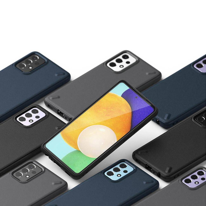 Ringke Onyx wytrzymałe etui pokrowiec Samsung Galaxy A72 4G szary (OXSG0038)