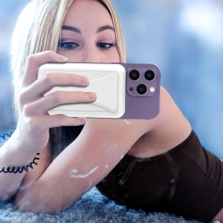 Powerbank Choetech B663 10000mAh 20W MagSafe USB-A / USB-C - biały