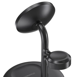 Choetech stacja ładująca indukcyjna 3w1 iPhone 12/13/14, AirPods Pro, Apple Watch czarna (T585-F)