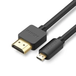 Kabel Ugreen HD127 micro HDMI - HDMI 2.0 2 m - czarny