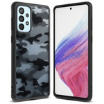 Ringke Fusion Matte etui pokrowiec z żelową ramką Samsung Galaxy A73 czarny