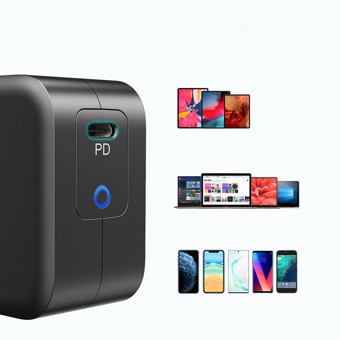 Choetech fast charger GaN USB Type C 61W 3A Power Delivery Black (Q6006)