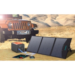 Charger Choetech SC008 solar folding 120W DC / USB-C / 2x USB-A - black