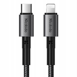 Kabel USB-C do lightning Mcdodo CA-2851, 36W, 1.8m (czarny)
