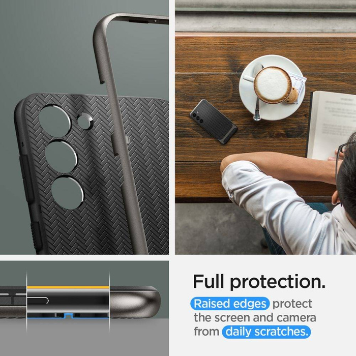 Etui Spigen Neo Hybrid Galaxy S23 Gunmetal Case