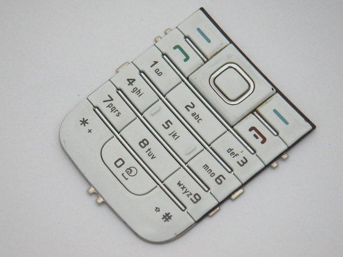 NOKIA 6233 Klawiatura Oryginał Biała Grade B