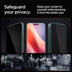 SZKŁO PRYWATYZUJĄCE SPIGEN GLAS.TR ”EZ FIT” 2-PACK IPHONE 16 PRO MAX, 17 PRO MAX PRIVACY