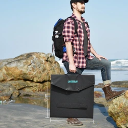 Charger Choetech SC008 solar folding 120W DC / USB-C / 2x USB-A - black