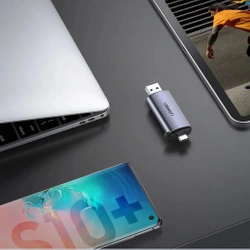 Ugreen czytnik kart SD / micro SD na USB 3.0 / USB Typ C 3.0 szary (50706) CM185