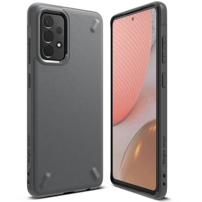 Ringke Onyx wytrzymałe etui pokrowiec Samsung Galaxy A72 4G szary (OXSG0038)