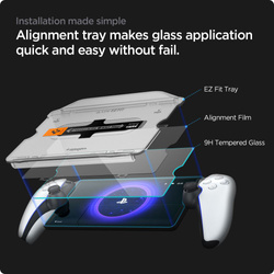 SZKŁO HARTOWANE SPIGEN GLAS.TR ”EZ FIT” SONY PLAYSTATION PORTAL CLEAR