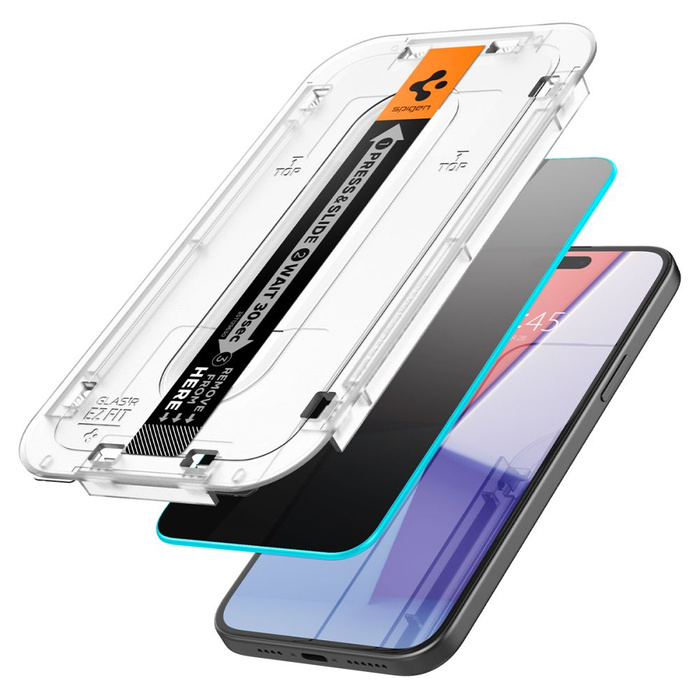 Szkło Hartowane Spigen Glas.tr ”ez Fit” iPhone 15 Pro Privacy