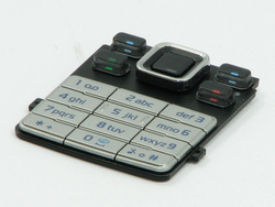 Original NOKIA 6300 Silver Grade B Keyboard
