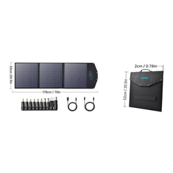 Choetech foldable solar charger 120W 1 x USB Type C / 2 x USB Type A (SC008)