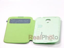 Futerał SAMSUNG Galaxy S4 SIV I9500 I9505 Etui Flip S-VIEW EF-CI950BWEG Zielony