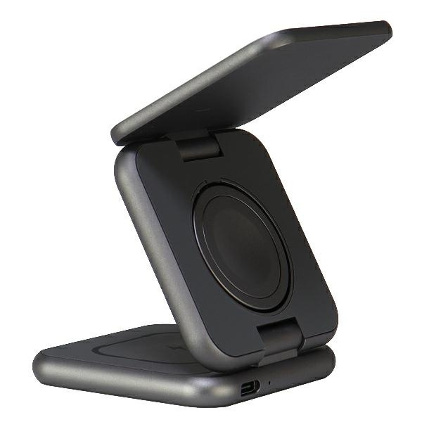 Audi składana ład. indukcyjna 3w1 szary/grey Big Logo AU-MWC3IN1-GT/D1-GY