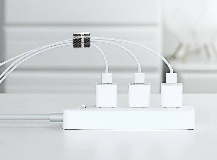 Organizer For Cables Velcro UGREEN 5 Meters Black