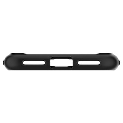 Etui Spigen iPhone SE 2022 2020 7 8 Ultra Hybrid Black Czarne Case Apple + Szkło SPIGEN Glas.Tr Slim