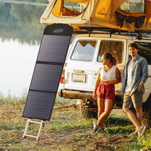 Choetech foldable solar charger 120W 1 x USB Type C / 2 x USB Type A (SC008)