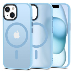 Etui Tech-protect Magmat Magsafe Iphone 15 Matte Sky Blue Case