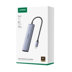 Adapter HUB UGREEN CM478 USB-C do HDMI, USB-A 3.0, 2x USB-A 2.0, PD