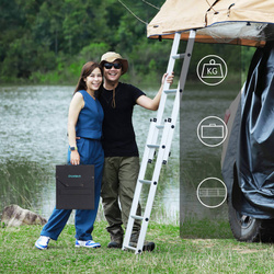 Choetech solar charger 100W foldable 2x USB 1x USB C PD QC black (SC009-V2)