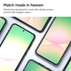 SZKŁO HARTOWANE SPIGEN GLAS.TR ”EZ FIT” 2-PACK GALAXY A56 / S24 FE CLEAR