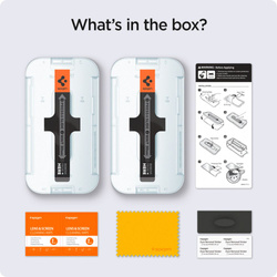 Szkło Hartowane SPIGEN iPhone 16E / 14 / 13 Pro / 13 Glas.Tr ”ez Fit” 2-Pack