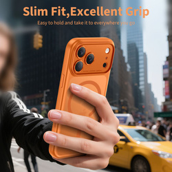 TECH-PROTECT MAGPEAK MAGSAFE CC IPHONE 17 PRO MATTE COSMIC ORANGE