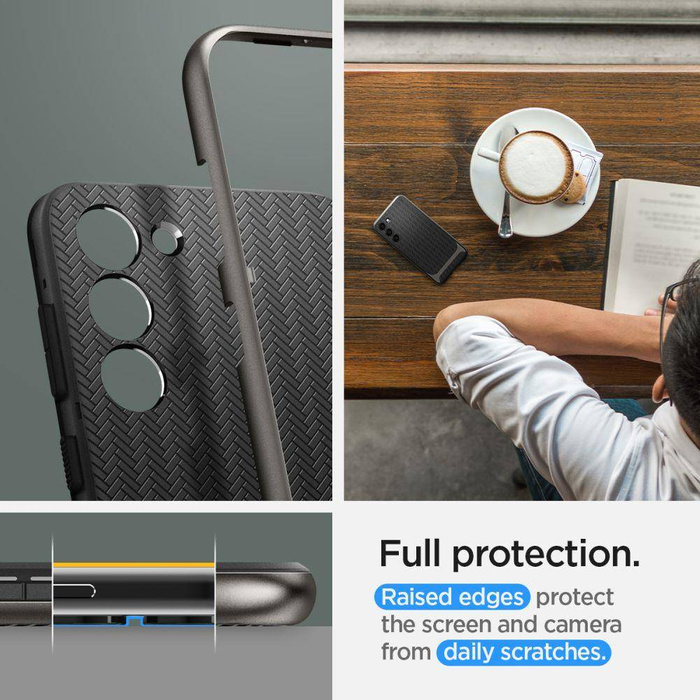 Etui Spigen Neo Hybrid Galaxy S23 Gunmetal Case